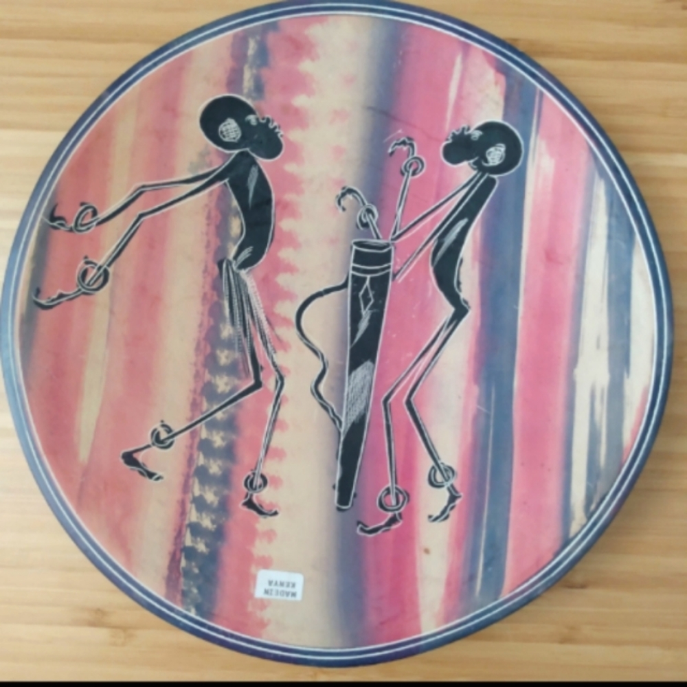 Plate African Design Style